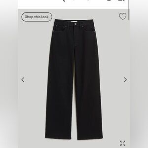 Madewell perfect vintage wide leg jean size 30 P